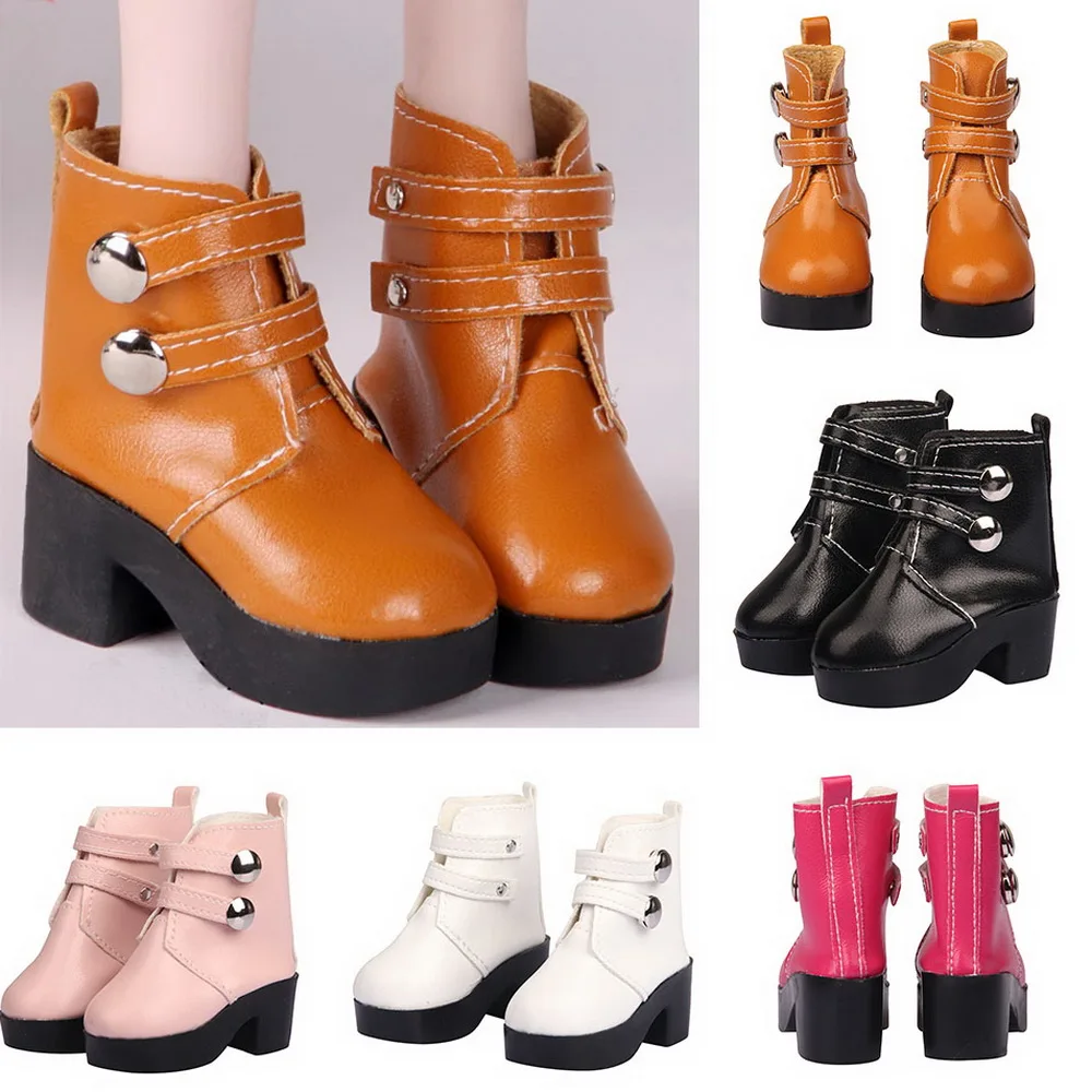 

60CM Heigh Doll Boots Shoes PU High Heel Shoes Fit for 1/3 BJD for Our Generation Toys Doll Accessories