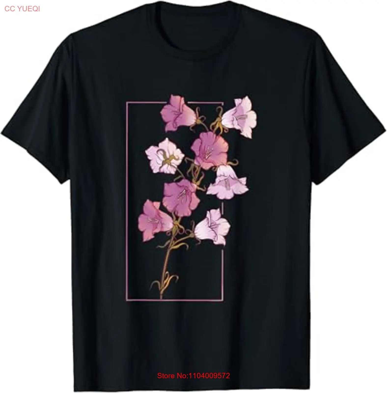 Floral Flower Bellflower Wildflower Lover Unisex T-Shirt S-5XL