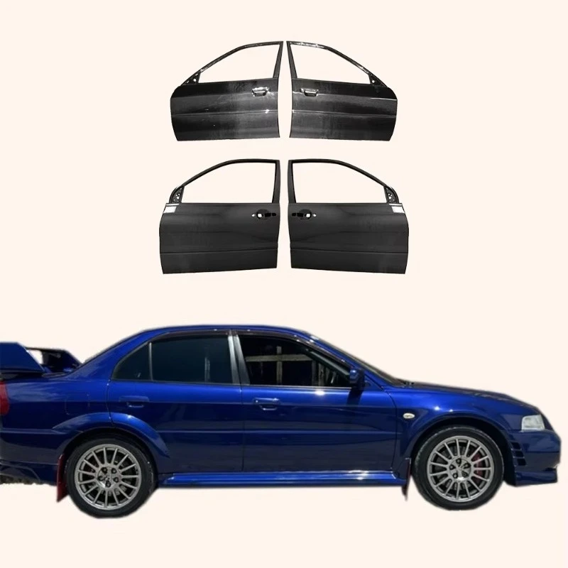 Pour Evolution EVO 6 1999, panneau de porte extérieur latéral style OE en carbone, 4 pièces