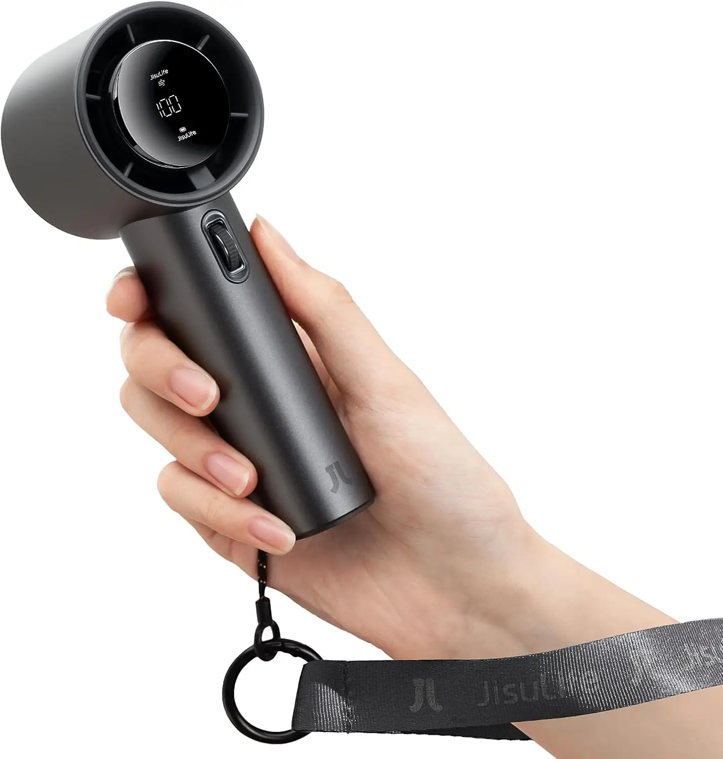 

Портативный вентилятор серии Pro - экстремальное охлаждение, металлический корпус, цифровой дисплей, быстрая зарядка, портативный для путешествий, активного отдыха, в подарок