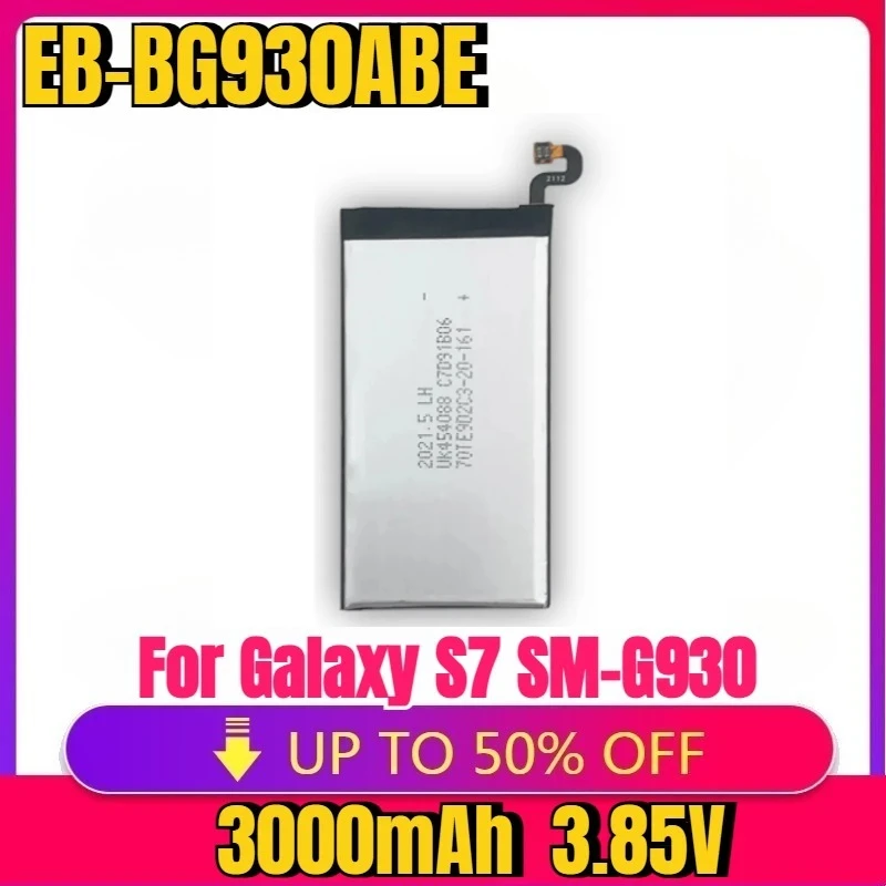 

Высококачественный сменный аккумулятор EB-BG930ABE EB-BG930ABA 3000 мАч для Galaxy S7 SM-G930 G930 G930M G930F G930A G930V G930L G930P