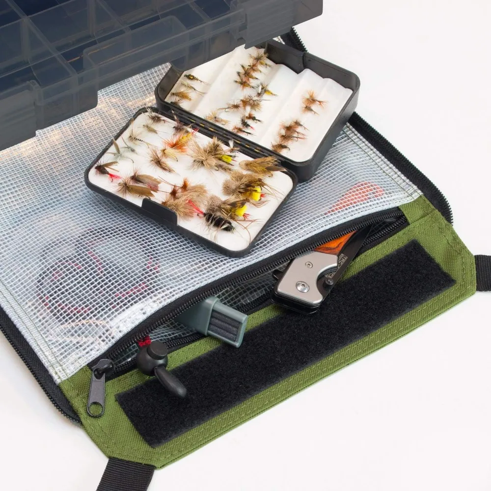 Imagem -06 - Rolling Tackle Box com Rodas Mochila de Pesca Impermeável Bandejas Removíveis Rod Holders Presentes para Homens Bolsa de Peixe Rolo