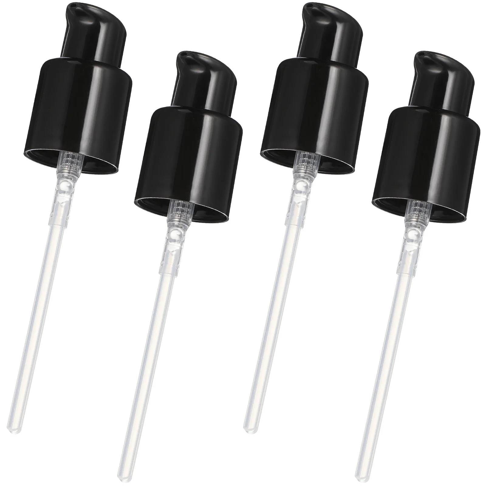 4 pezzi di ricambio testa della pompa nero diametro 20 mm bottiglia di lozione ugello della pompa dispenser ugello per lozione a tenuta stagna