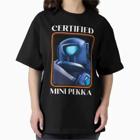 Certified Mini PEKKA Children Clash Royale T-shirt For Men Women 100% Cotton T Shirts Short Sleeve Tops J126