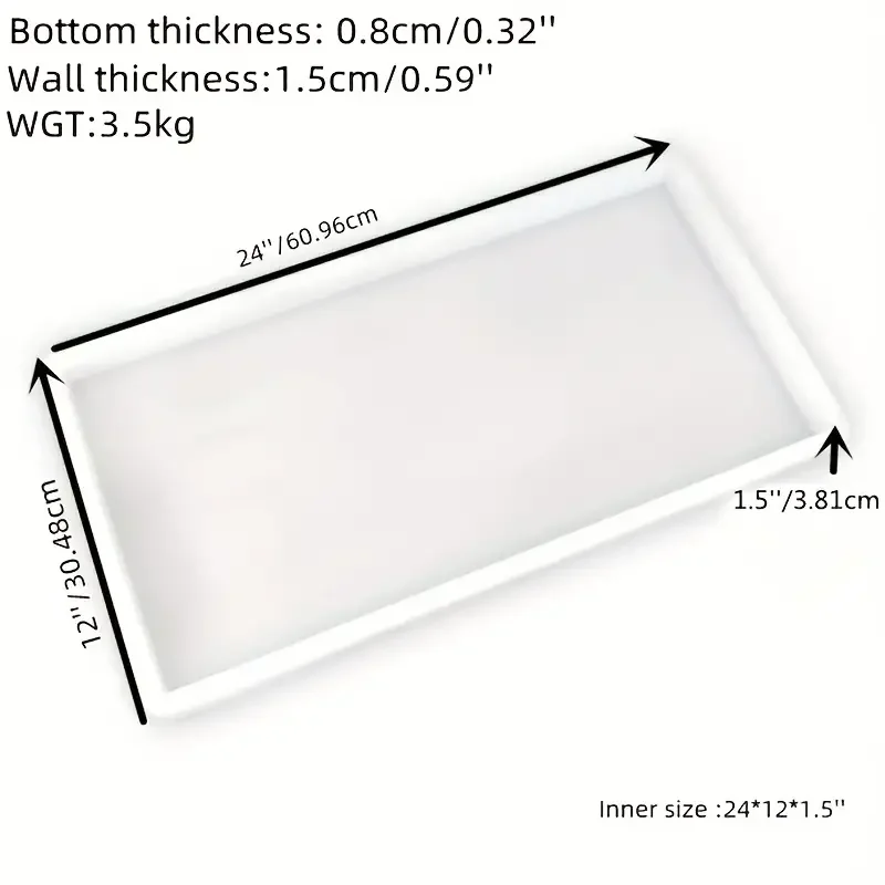 

Extra Large Reusable Epoxy Resin Table Mold for River Table, Coffee Side Table, Cutting Board, Charcuterie Board, Art Panel