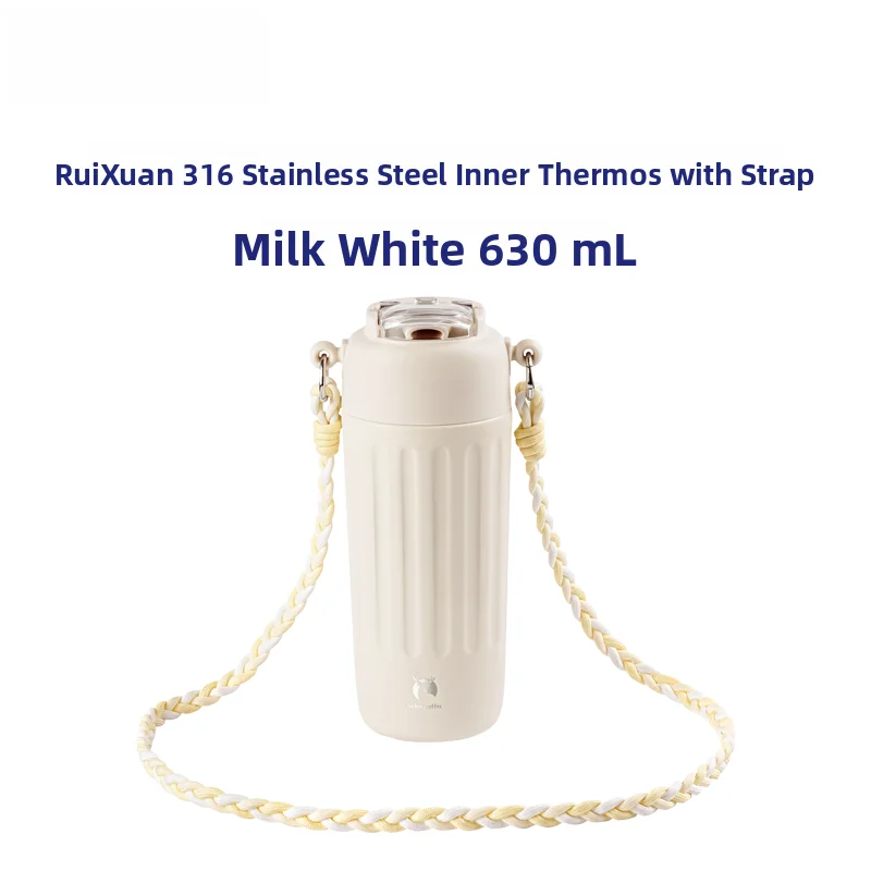 

Luin Coffee Stainl Steel Portable Insulated Coffee Cup Dual Use Cold Proof Simple Sle High Aesthetic Value