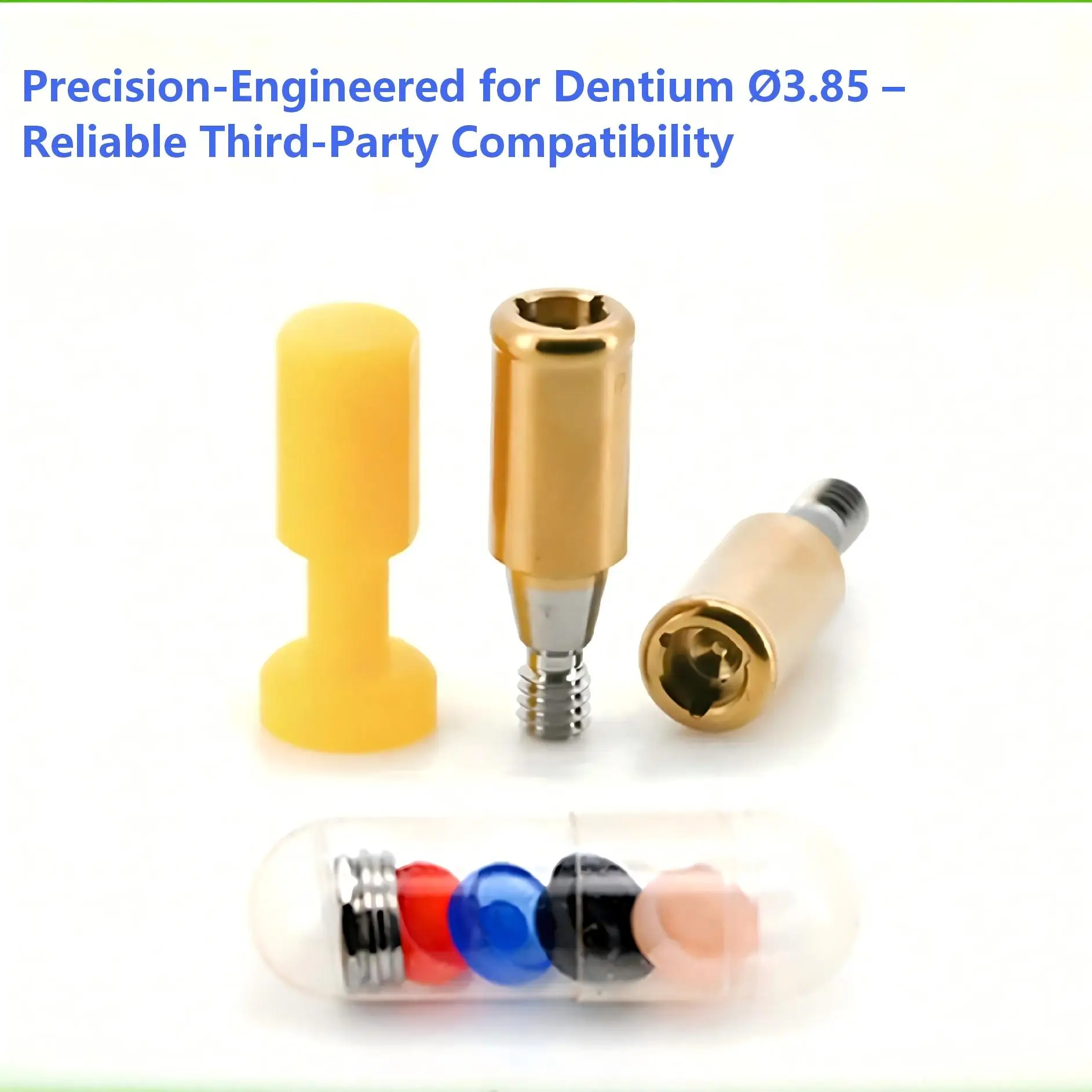 OSSTEM Ø3.8 Third-Party Locator Attachments UDI Traceable Overdenture Retention Kit
