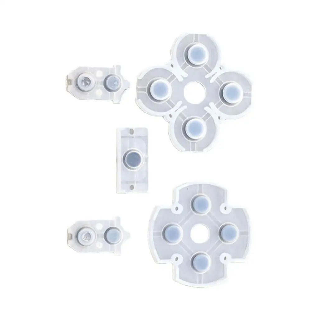 1 Set For Conductive Game Console Repair Parts Game Replacement Gamepad Button Controller Conductive Pads For PS4 For SONY-PS4