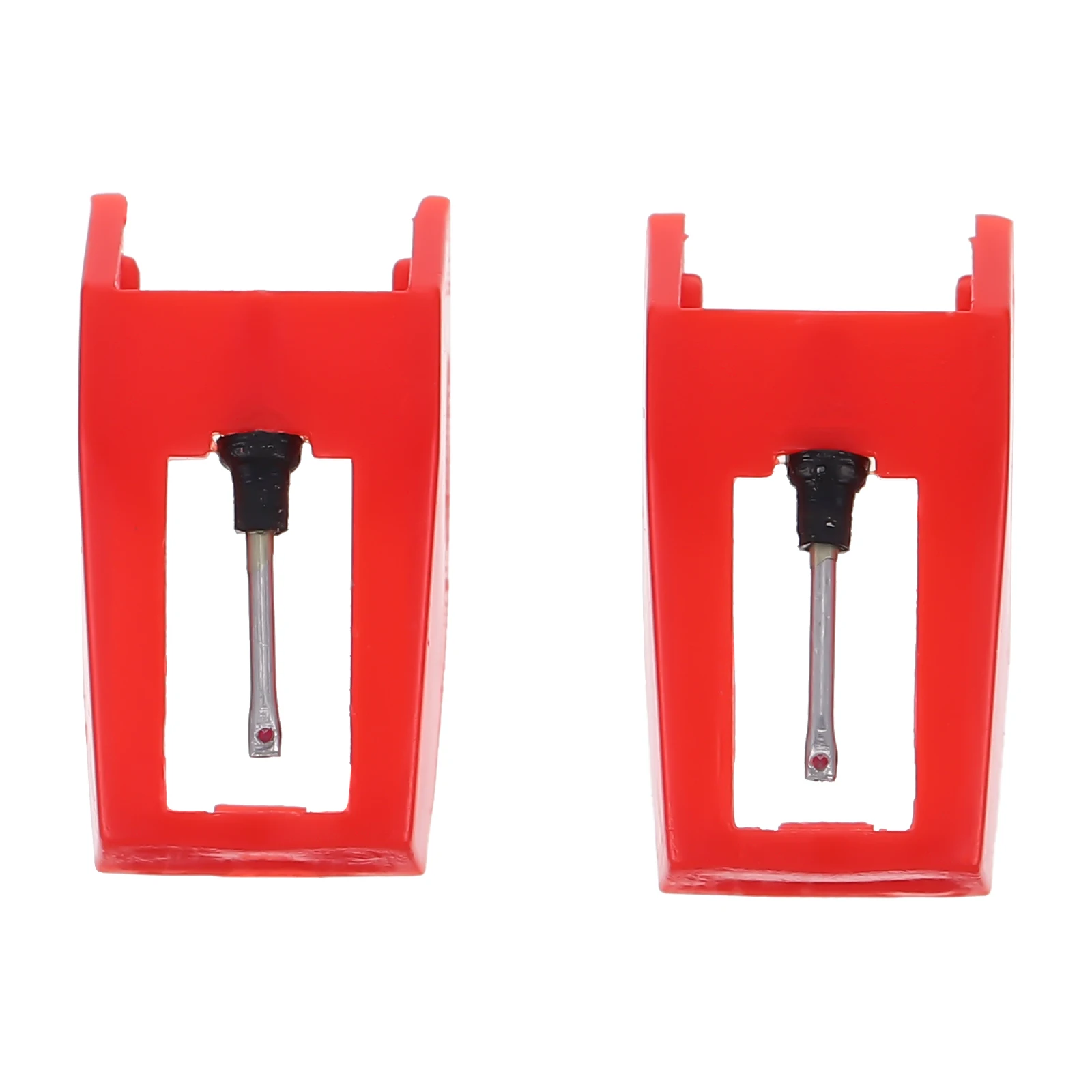 

2Pcs Stylus Needles for Record Player Premium Replacement Phonograph Needle Strong Aluminum Plastic Build Resists Deformation