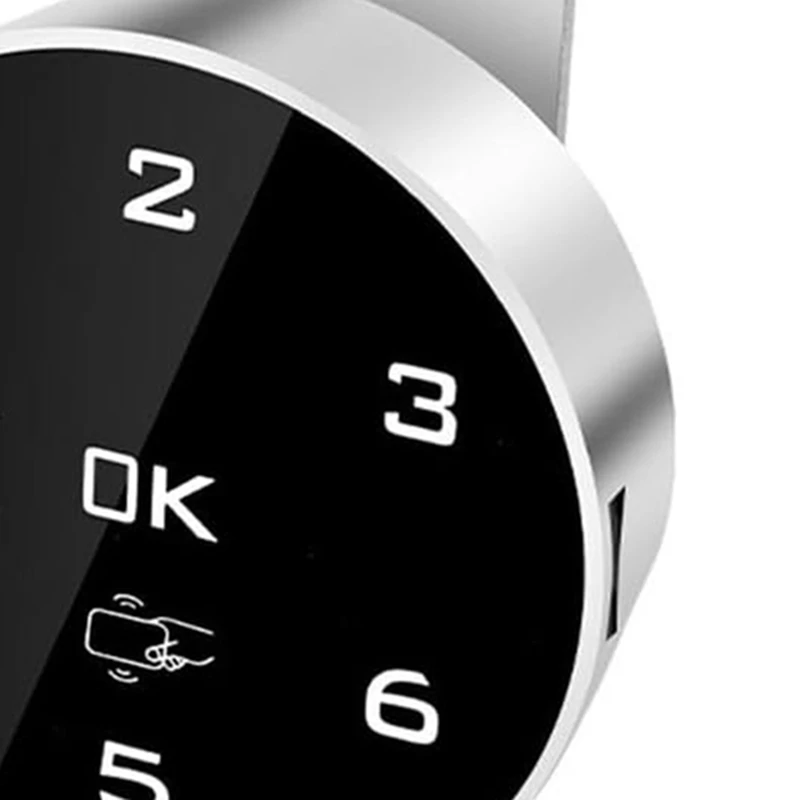 RISE-Electronic Locker Cabinet Combination Lock,Smart Electronic Cabinet Lock, Keyless Door Lock,With Two Unlocking Methods