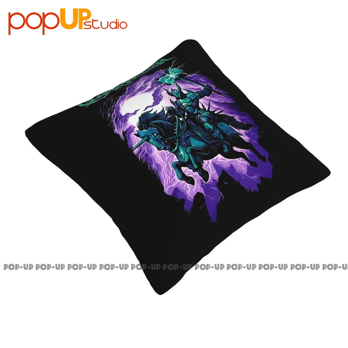 Square Gloryhammer Chaos Wizard Pillowcase Throw Pillow Cover Creative Soft Skin Zipper Type