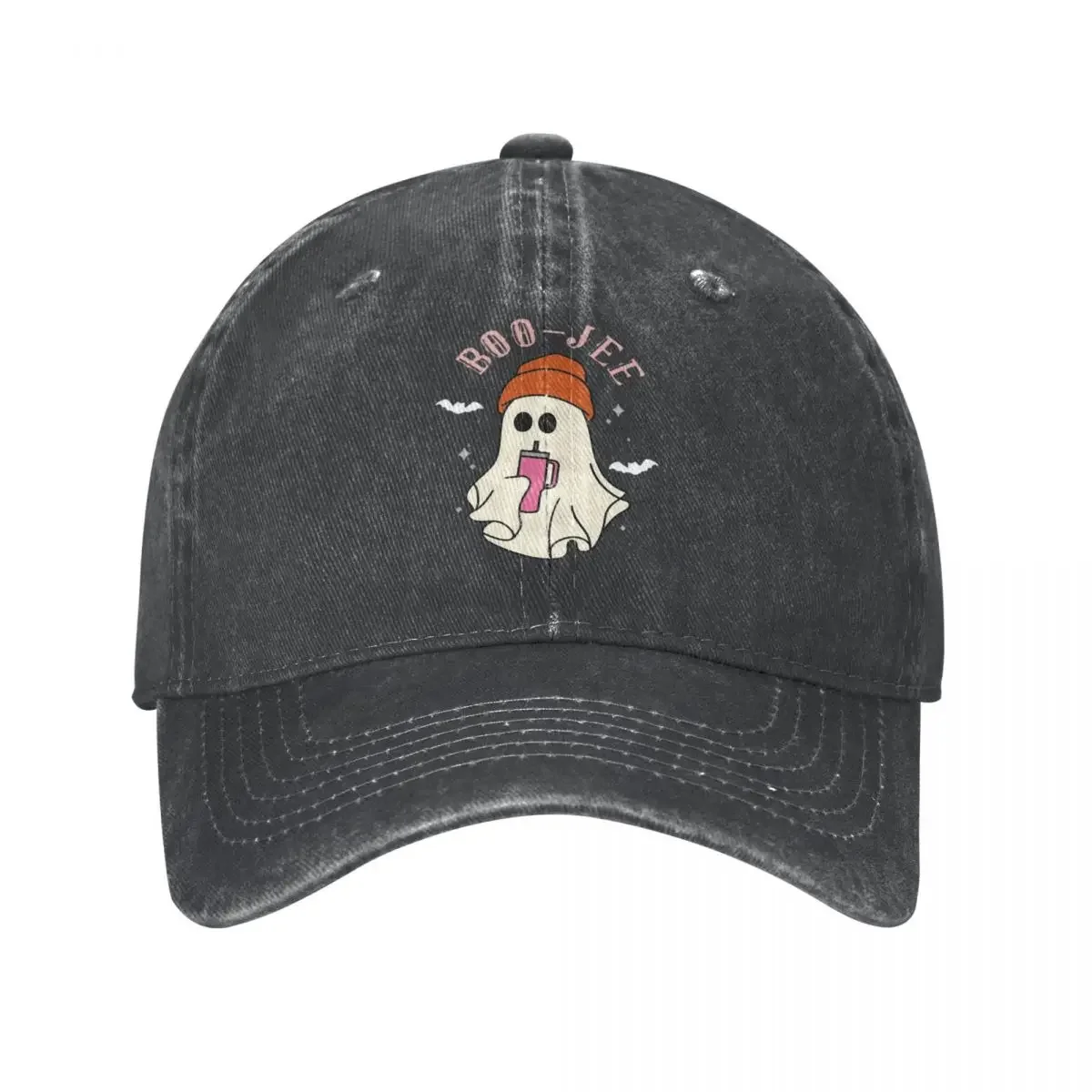 Boo-Jee Stanley's Funny Halloween Baseball Cap Merch Classic Distressed Washed Pumpkin Ghost Dad Hat Casquette Men Women Outdoor