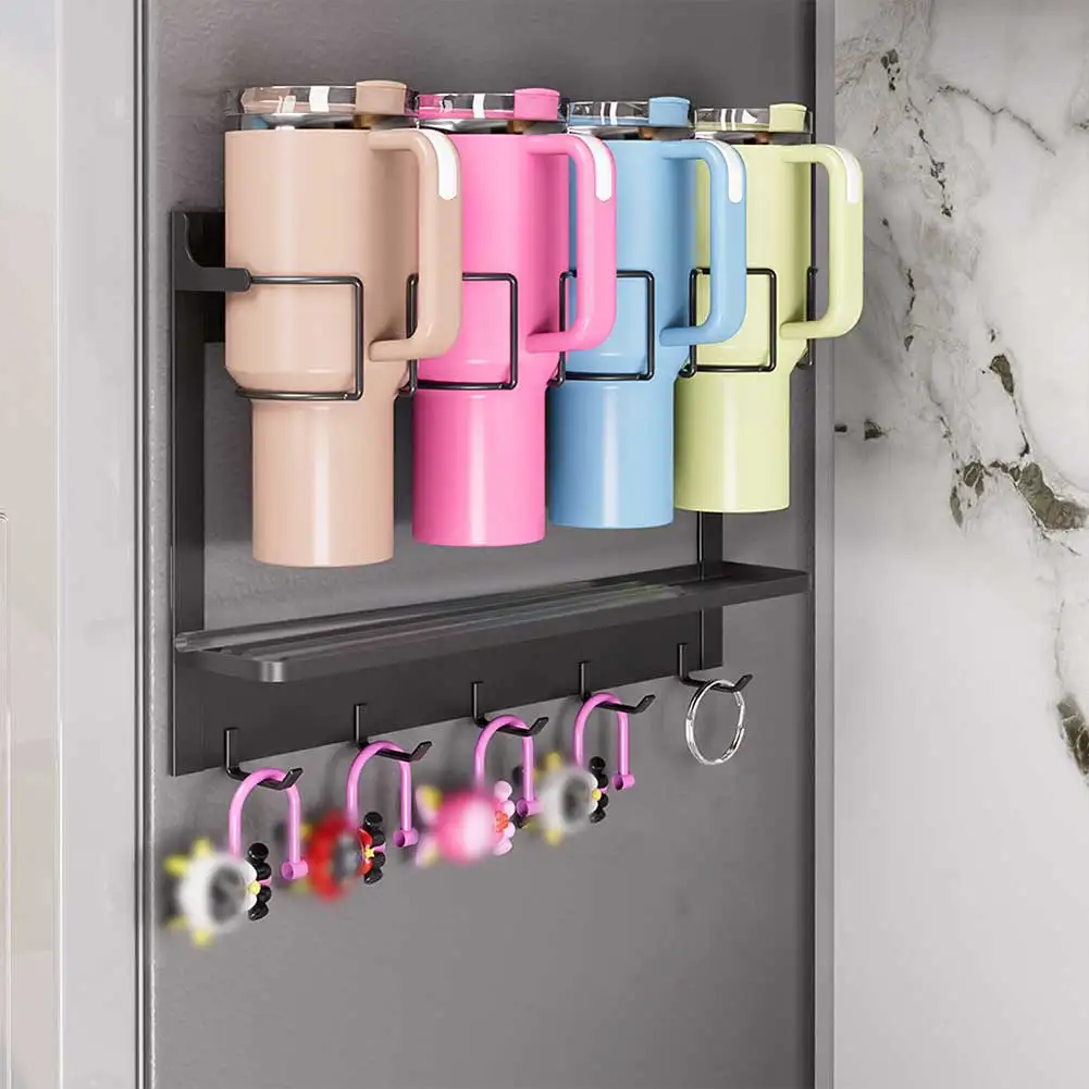 Water Bottle Storage Rack Multifunctional Thermos-Bottle Shelf Kitchen Accessories