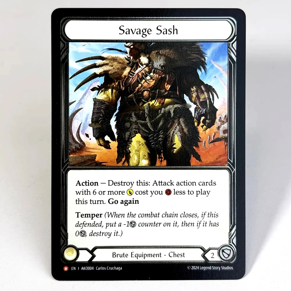 لعبة FAB TCG من رقائق اللحم والدم، وشاح سافاج نوو، رغبة ساحرة، قطاع القمر الجديد من التاج #4