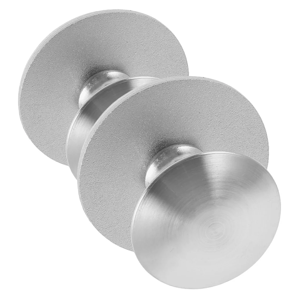

2pcs Adhesive Cabinet Handles Stainless Steel Stick On Pulls For Glass Doors No Drill Renter Friendly Suction Cup Handle Self