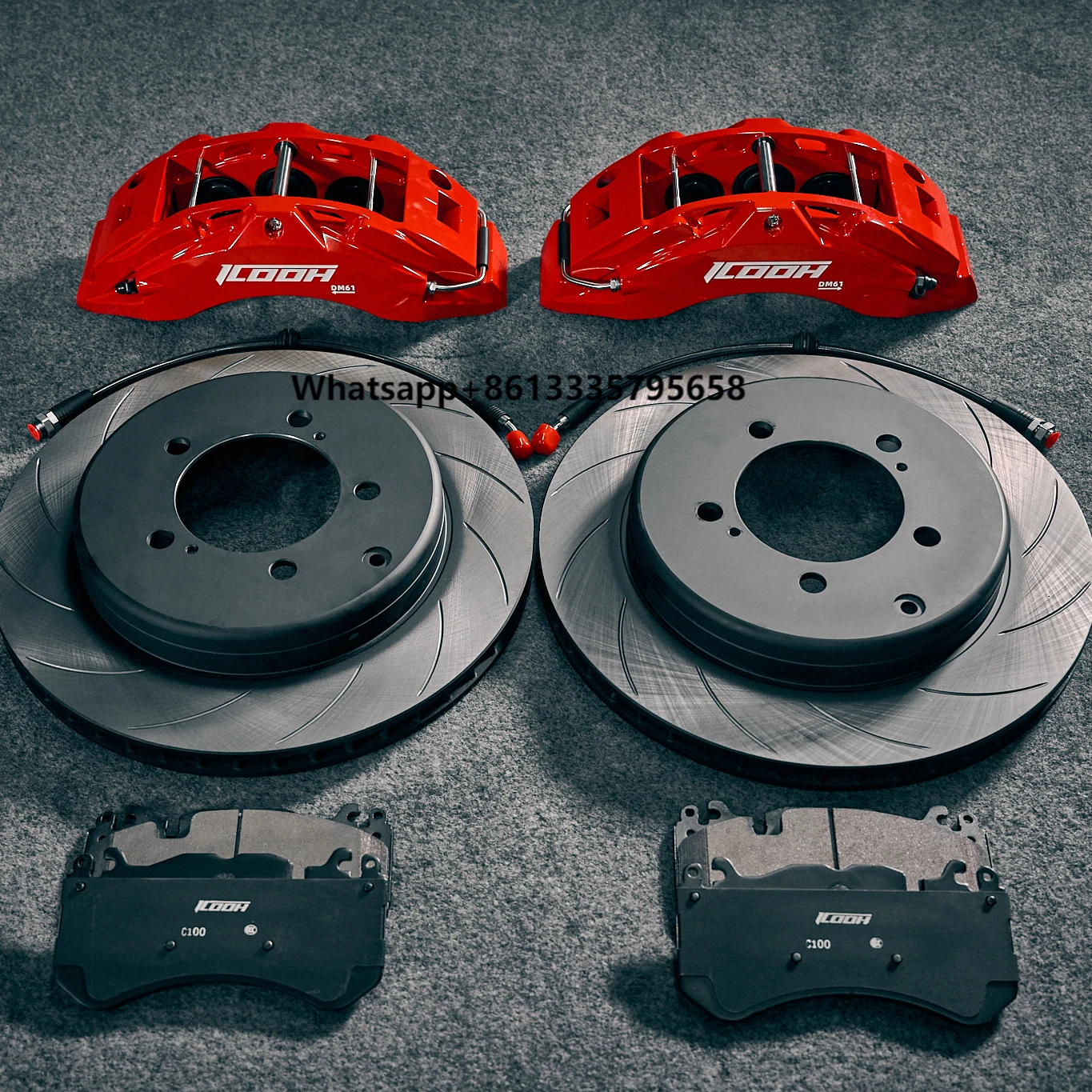

ICOOH 6 Piston Racing Big Brake Kits High Performance DM6 345/355mm Modified Brake Sets for Tundra Camry Lx600/lx570