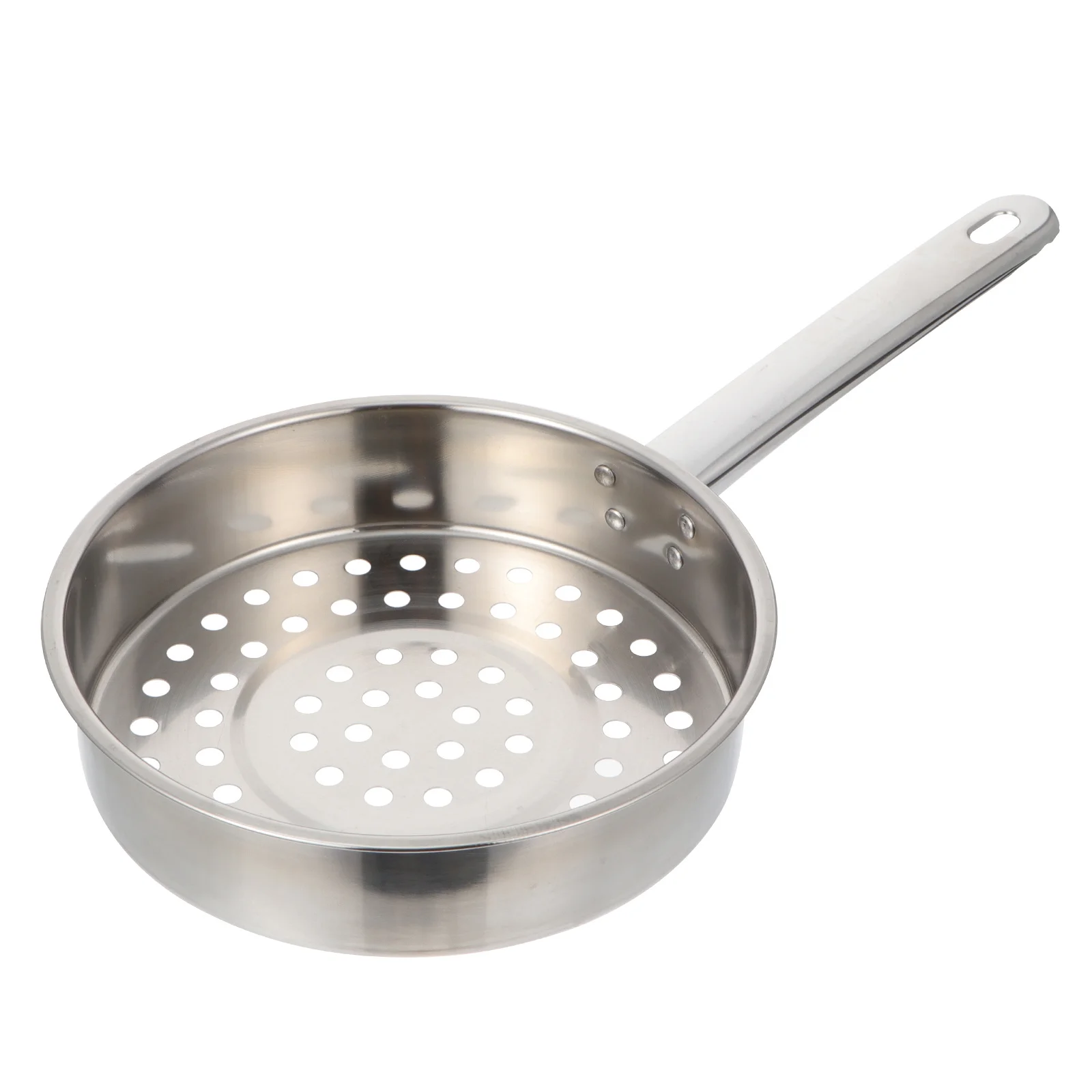 

1Pcs Stainless Steel Colander with Long Handle Kitchen Draining Basket Anti-Hot Vegetable Draining Spoon for Cooking