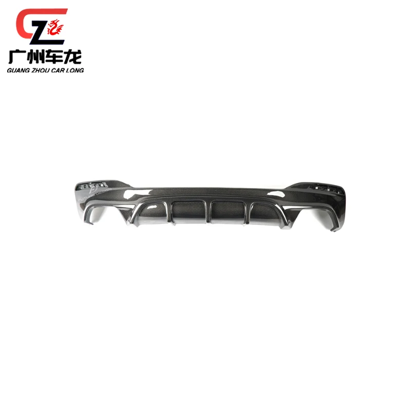 

For BMW 5 Series 525i 530i 540i G30 G38 2018-2022 Rear Diffuser Lip Carbon Fiber Car Bodykit Spoiler Car Accessory Parts