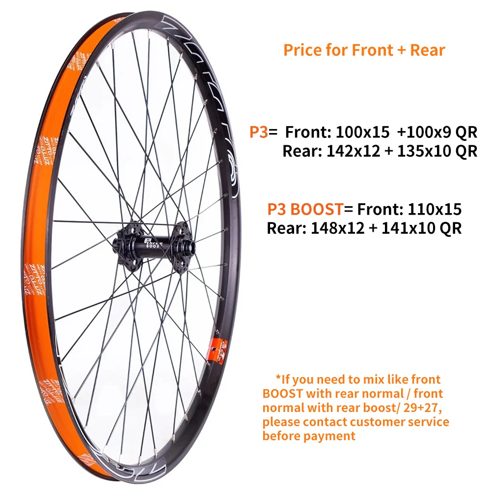 ZTTO MTB AM エンデューロ DH P3 ホイールセット 29 26 27.5 25