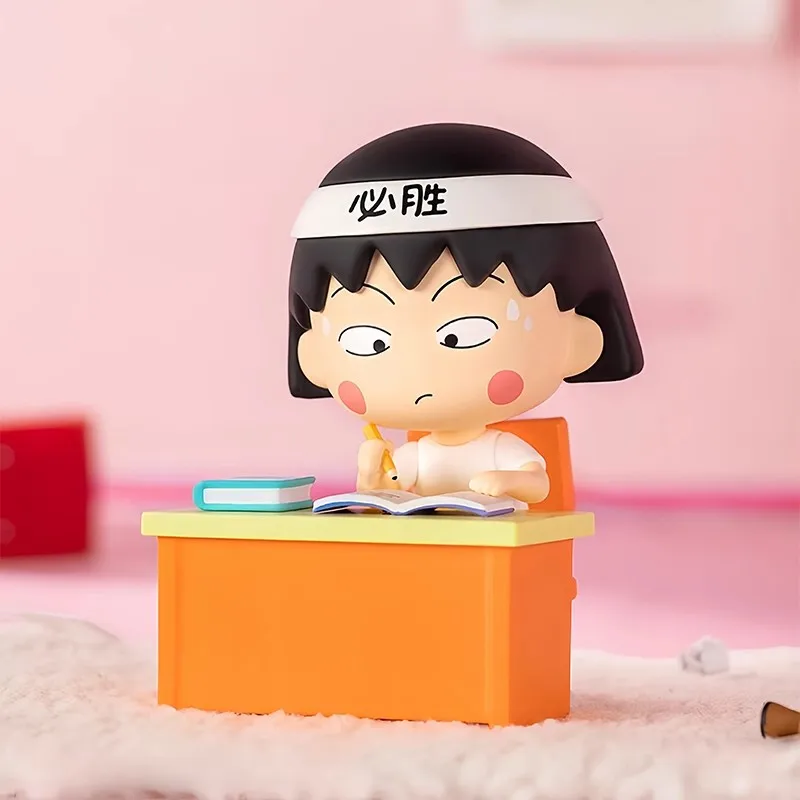 In Stock Genuine Chibi Maruko-Chan Character Peripheral Fun Life Series Blind Box Desktop Ornaments Toy Model Birthday Gift