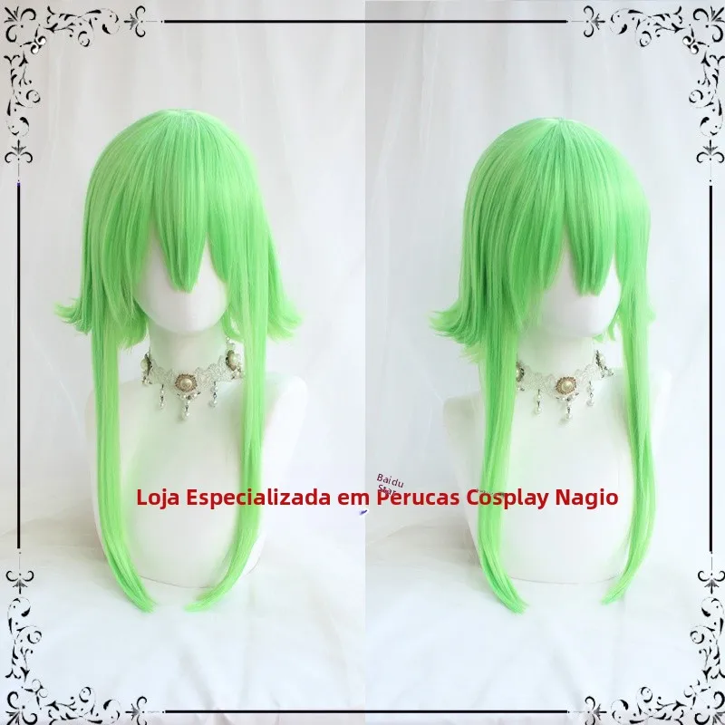 ライトグリーンのコスプレウィッグ-vocaloid-グミ用-パフォーマンスコスチューム-マジックウィッグ-アニメコスプレアクセサリー-在庫あり-漫画キャラクター
