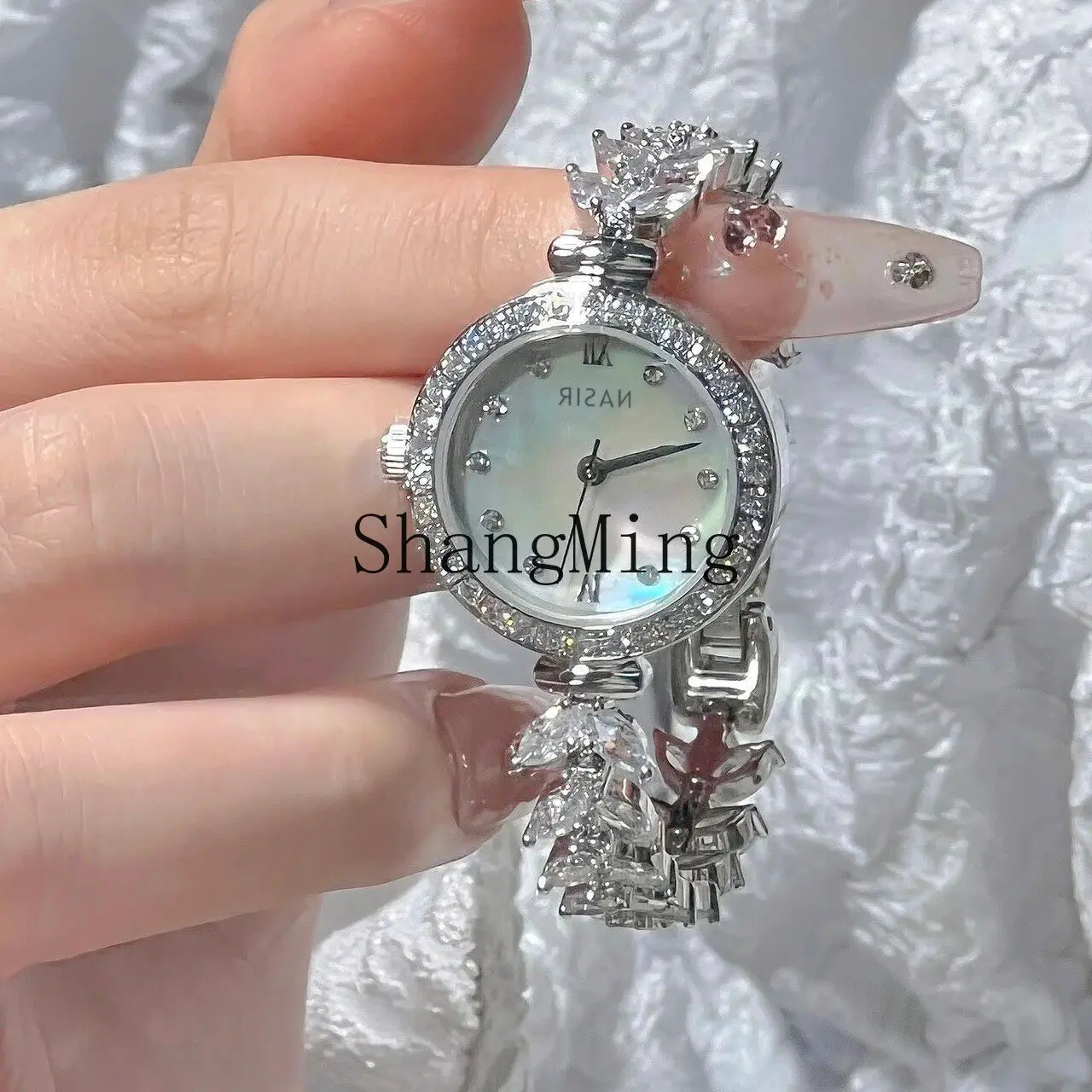 CL Watch Women's Little Golden Spike New Mechanical Watch Niche Light Luxury  Mermaid Watch  Model