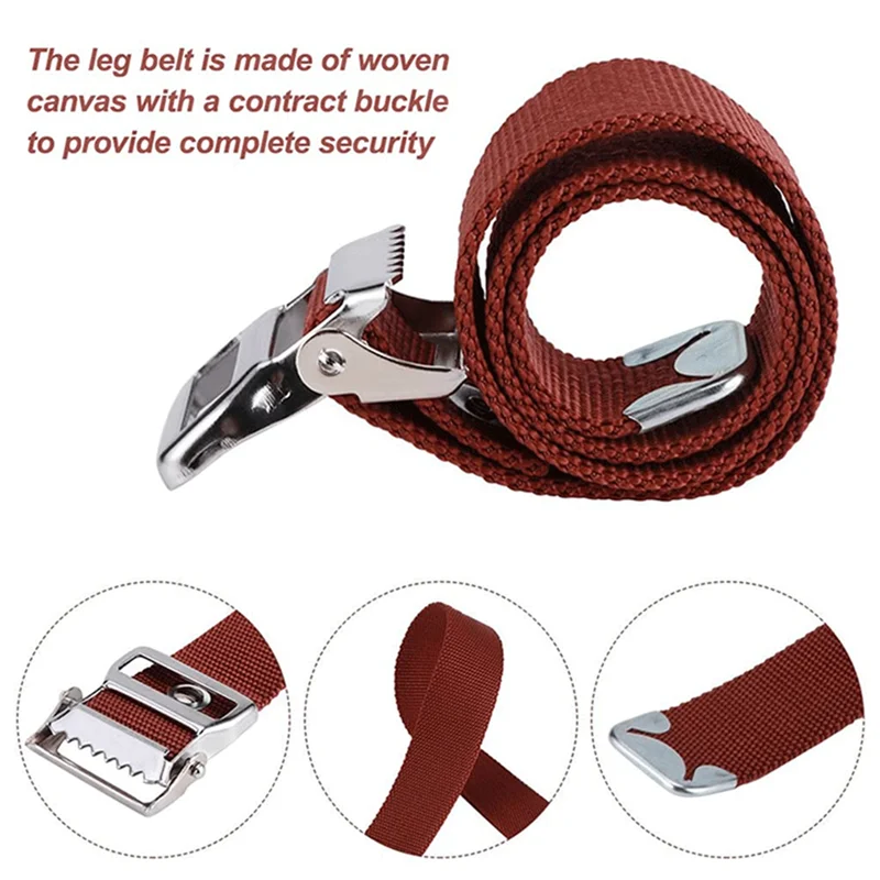 مجموعة أشرطة مريحة من APPLIA-Stilts، أشرطة مسند للقدمين على الحوائط الجافة العالمية، قطع غيار حزام الساق سهلة الاستخدام للساق B #4