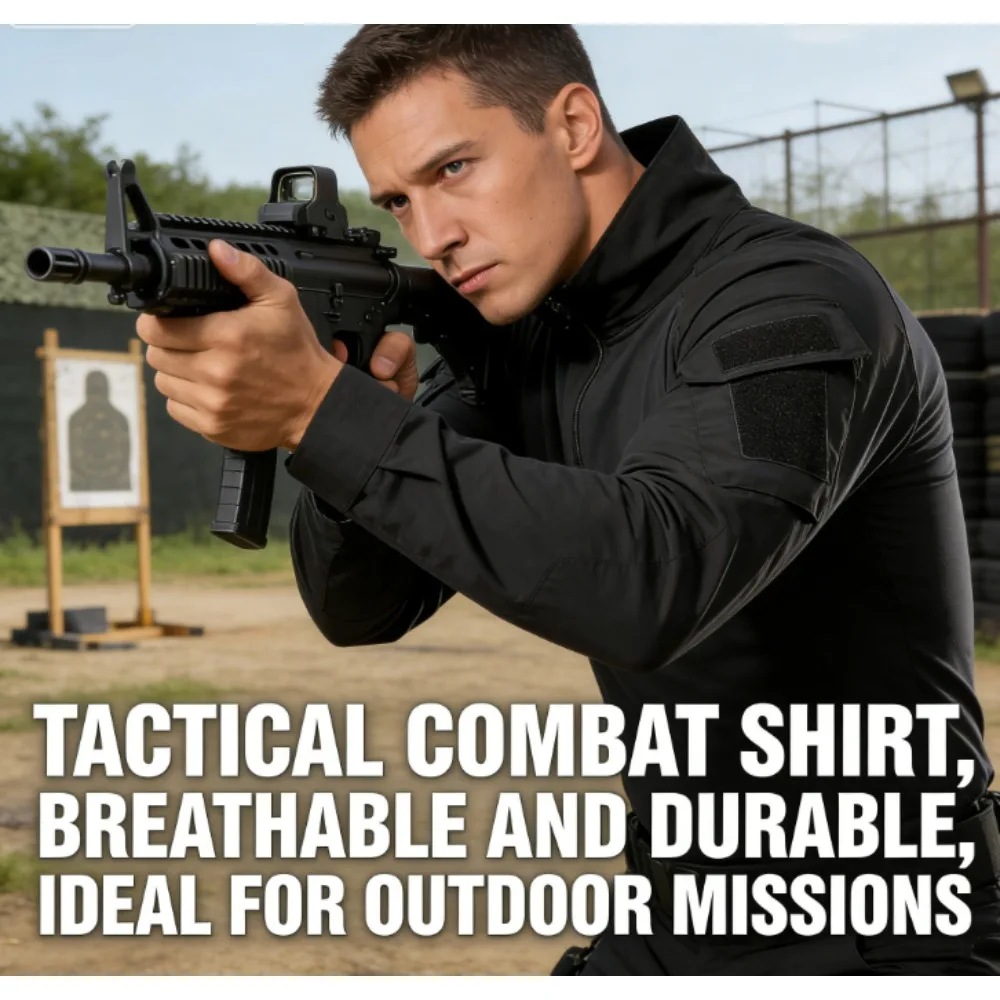 

Мужская черная футболка-поло с длинным рукавом, быстросохнущая, для тренировок, бега, велоспорта и активного отдыха