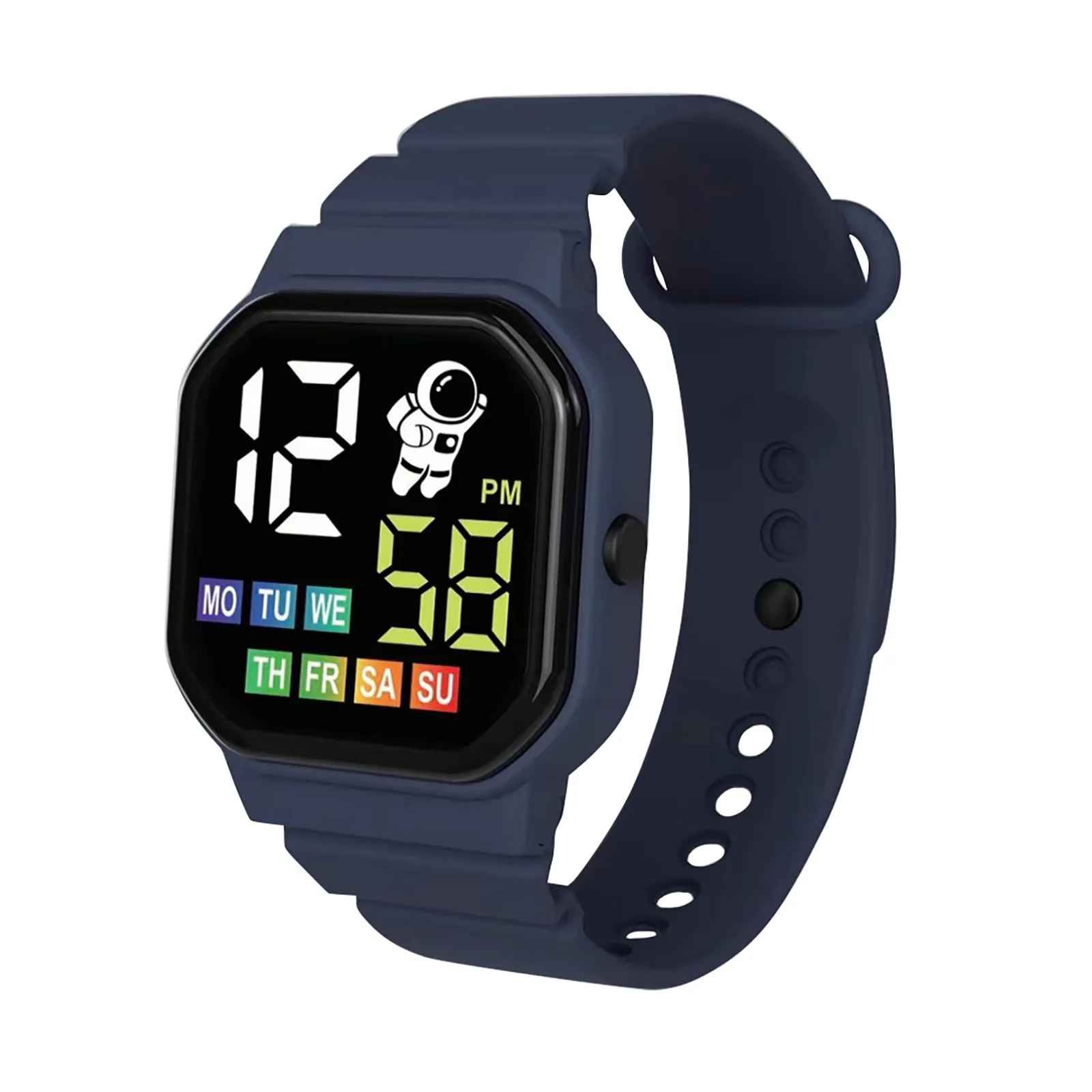 Montre numérique Led pour enfants, pour garçons et filles, motif mignon, montre-bracelet électronique, sport, étanche, horloge pour étudiants