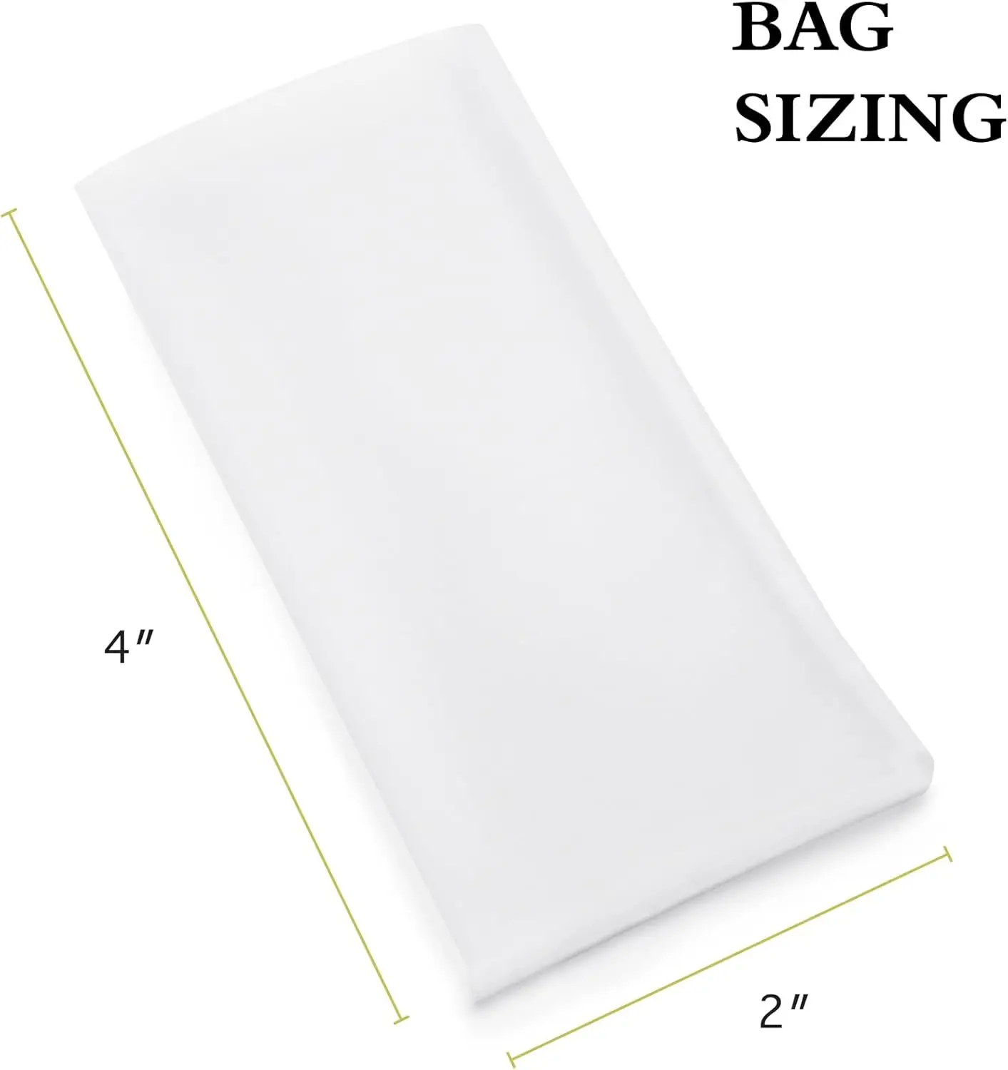 2x4'', 2.5x4.5'' 3x6 Inch Premium Nylon Rosin Press Filter Bags Tea Filter Bags with Clear Packing Card All Micron Size 25-220um