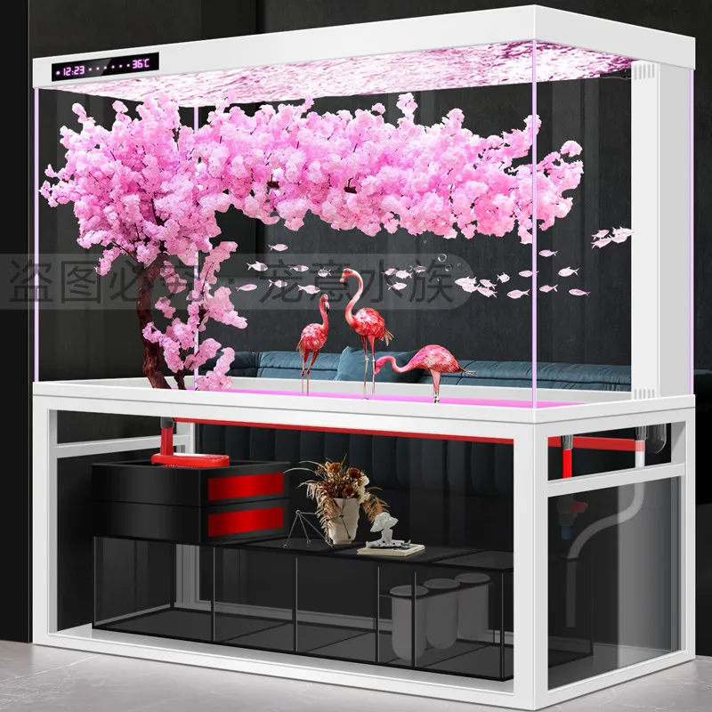 Luxury Elegance Chic Aquariu Water-saving Floor-mounted Smart Reception Desks Large-scale Model Ffice Furniture Военное ДелоLJ40