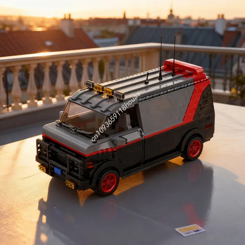 

1519pcs MOC A Team GMA Van v Creator Experted Model Building blocks Architecture DIY Christmas gifts creative toy idea Birthday