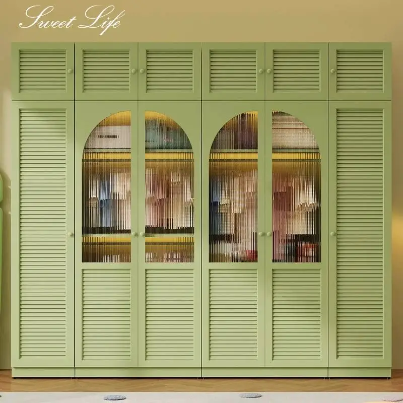 

European Luxury Adults Wardrobes Bedroom Modular Display Cupboard Closet Space Saving House Closet Armable Furniture Home