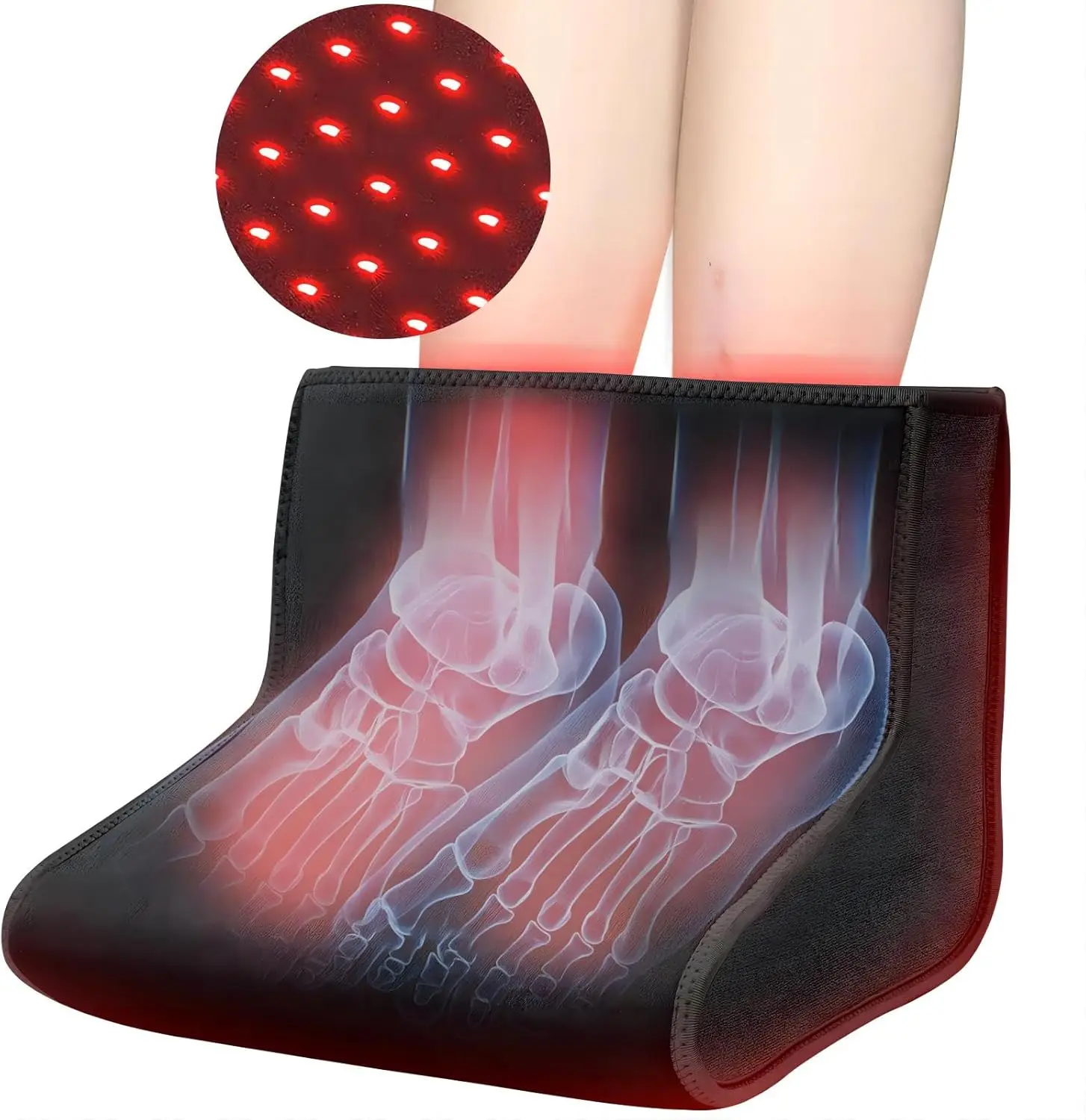 

Hot selling：Brand New Red Light Therapy 850nm Dual Wavelength 160 LEDs for Body & Foot Pain Relief Adjustable Power Time Control