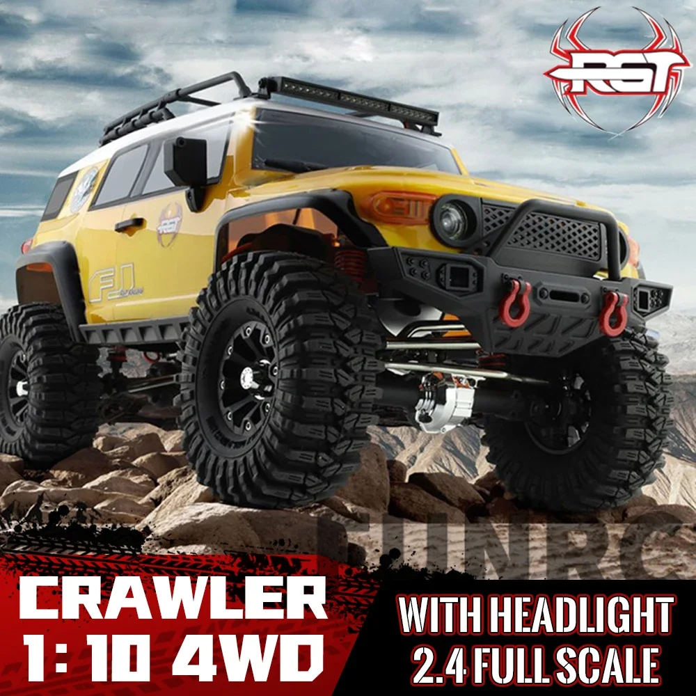 RGT 1/10 FJ EX86120 RC Remote Control Crawler Climbing Rock BuggyOff-road Vehicle 4WD Model Car Kids Adult Toy Gift