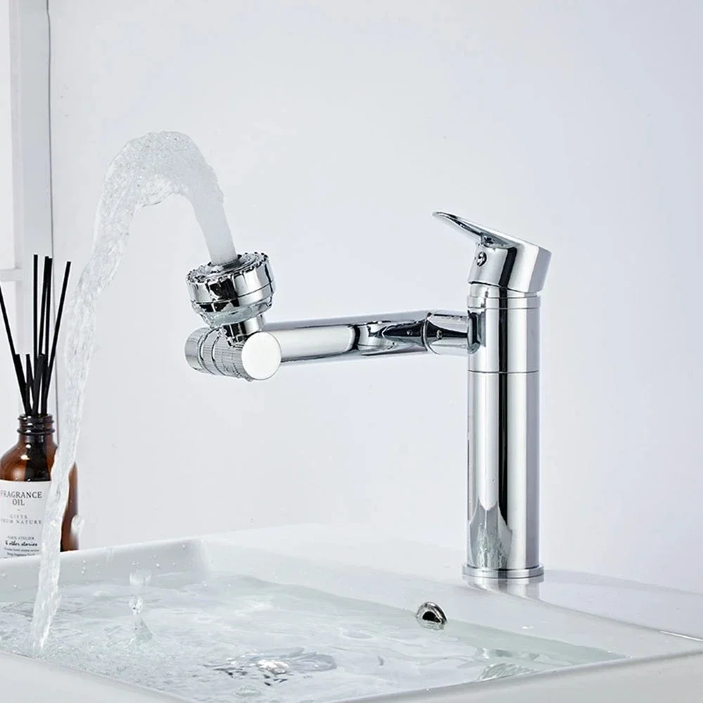 Basin Faucet Modern Bathroom Mixer Tap Black/chrome Wash Basin Faucet Single Handle Hot and Cold Waterfall Faucet image 3