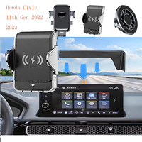 For Honda Civic 11th Gen 2022 2023 Magnetic Car Phone Holder GPS Screen Fixed Fast Wireless Charging Mobile Phone Mount