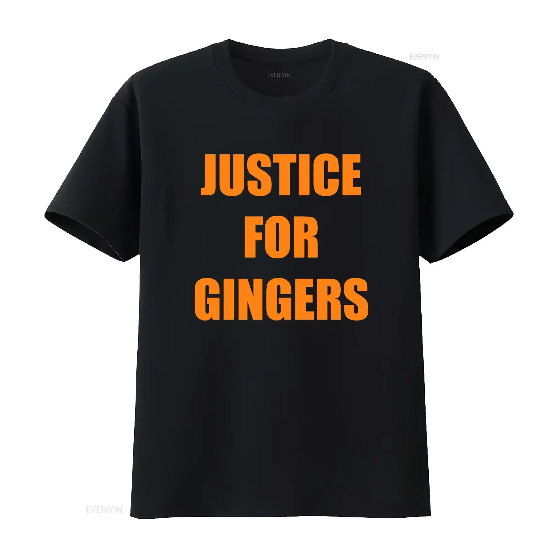 JUSTICE FOR GINGERS FUNNY T SHIRT MENS JOKE GIFT IDEA REDHEAD RED HAIR COOL vintage Washed Stylish designer clothes Comfortable