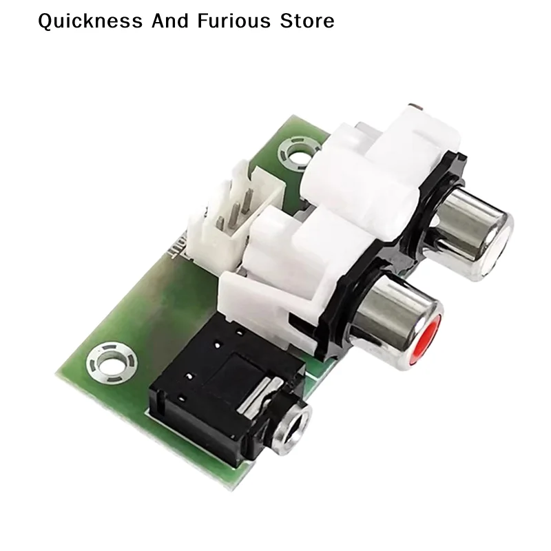 Hot Sale 3.5MM Audio Socket Dual AV Lotus Socket Input To XH2.54-3P Output Adapter Small Board For Audio Cable RCA Lotus Socket
