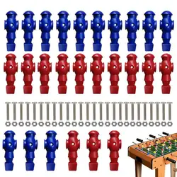 Table Foosball Men 2 Colors Table Football Men Soccer Games Player Figure 26x Foosball Components Game Football Machine