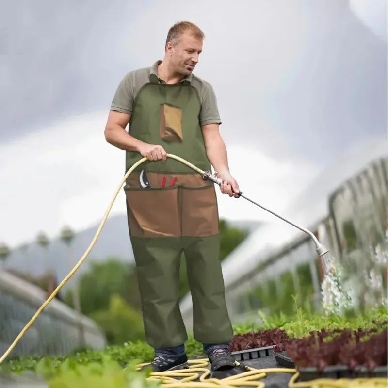 Leg Protection Harvesting Apron Utility Gardening Protective Apron Multiple Pockets Garden Trimming Outdoor Work