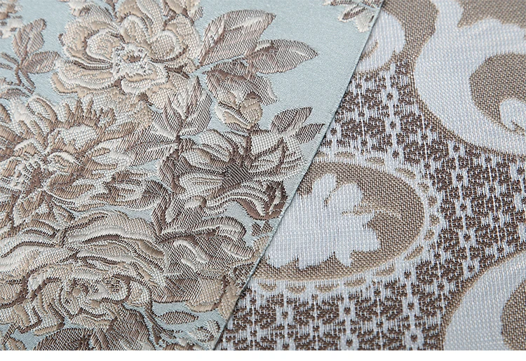 Embossed jacquard dresses fabric by meter high quality European style home textile fabrics sewing fabric for bag and dress