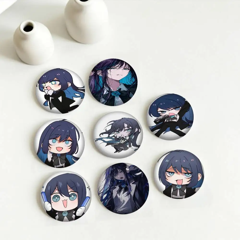 Cute virtual female singer I Love Ado 25mm 32mm 44mm 58mm 75mm Brooches Badges Pins for Accessories Gift
