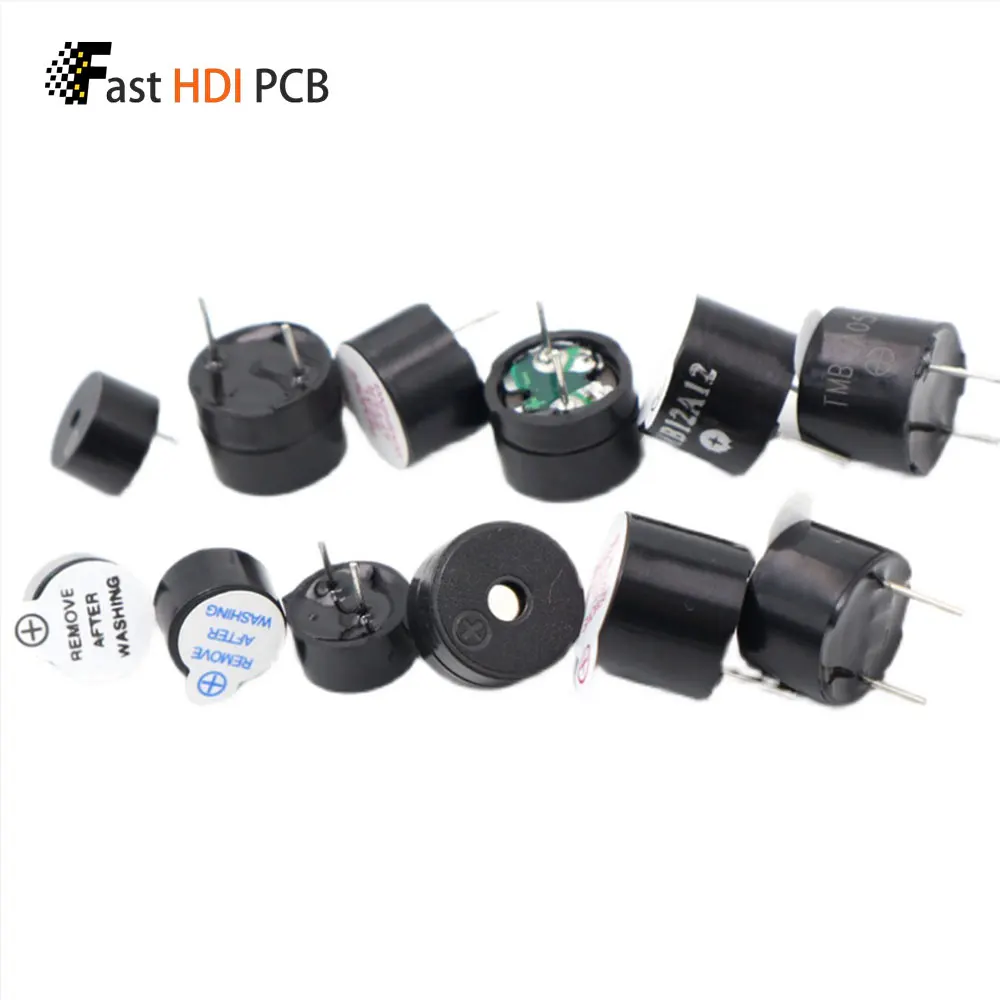 工場供給 TMB12D05 アクティブブザー 5V 12V 3V - 直径 12mm ロングビープ音、30mA低電力、2700±200Hz、迅速な発送