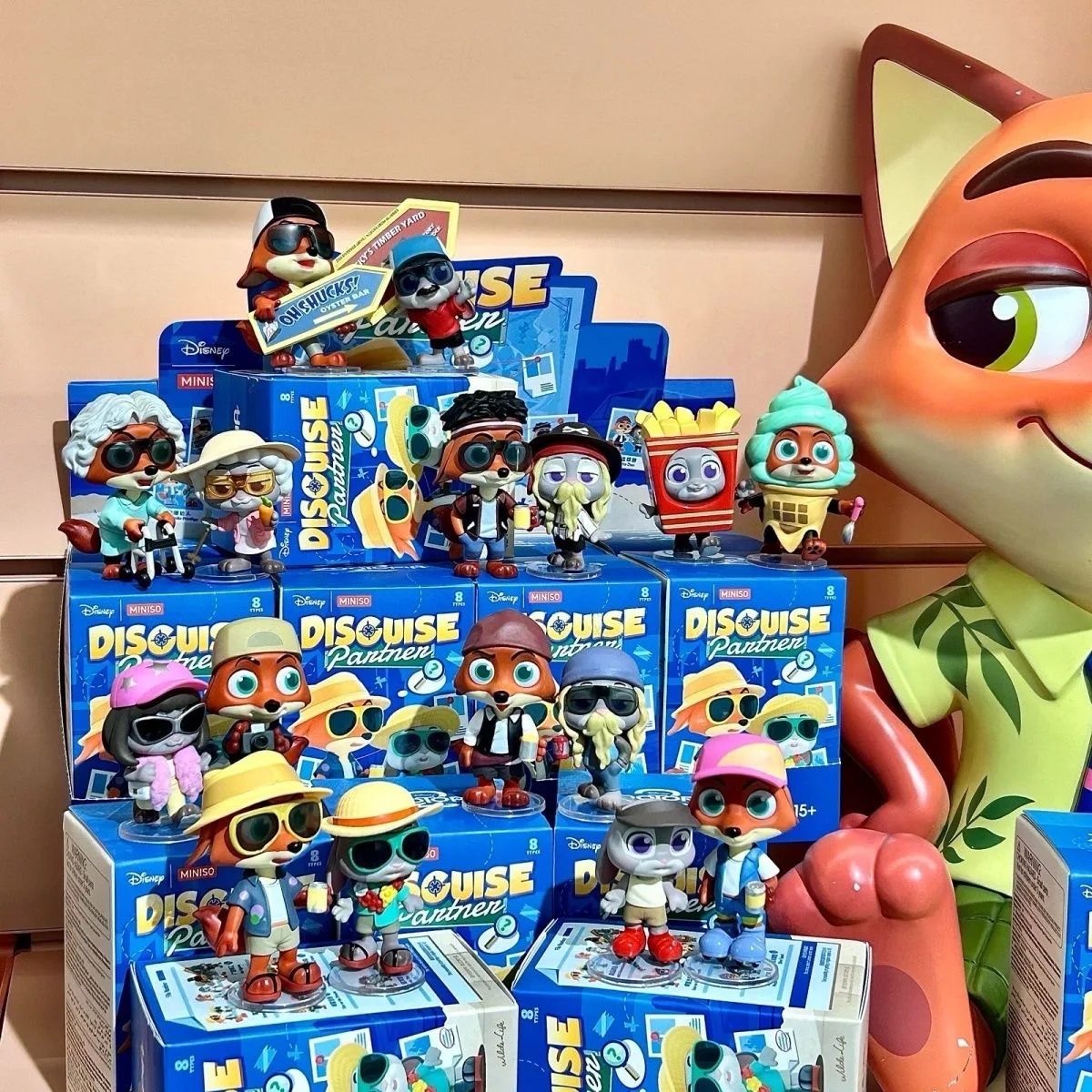 جديد MINISO Zootopia 2 تمويه شريك سلسلة صندوق أعمى تحصيل نموذج دمية أنيمي عمل أرقام اللعب الهدايا المد صندوق غامض