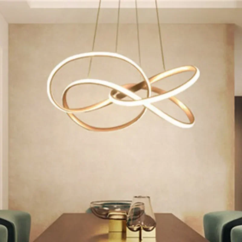 Imagem -02 - Nordic Modern Chandelier For Home Decor Lâmpada Pingente Iluminação Doméstica Suspensa Luzes Led Escadaria Interior Sala de Jantar Quarto