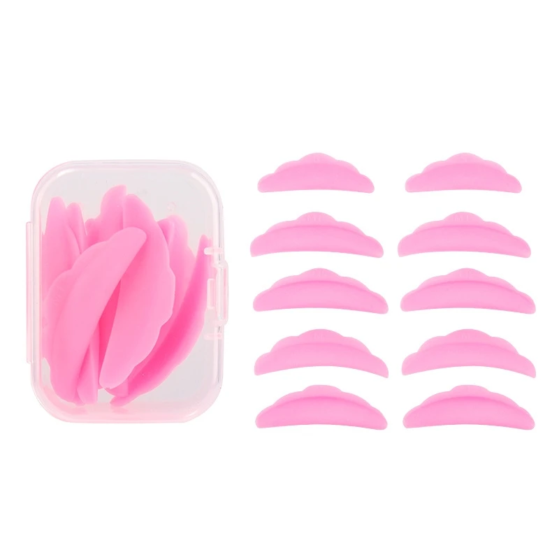 5Pairs Eyelash Perming Curler Lift Pads 3D Lashes Perm Rods Shell Silicone Lash Lifting Kit Makeup Beauty Tool