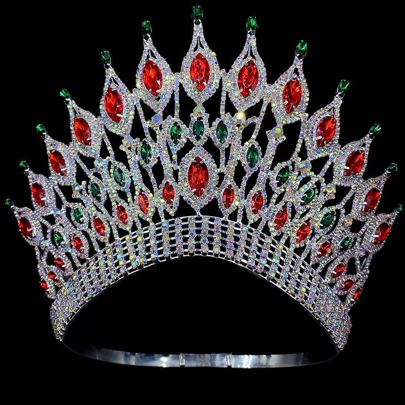 

Christmas Theme Pageant Crowns Rhinestone Wholesale Crown Custom Crystal Tiara