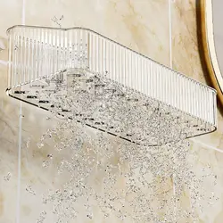 Plastic Bathroom Corner Shelf Wall Mounted Bathroom Shelves Organizer Wall Shelf Kitchen Storage Holder