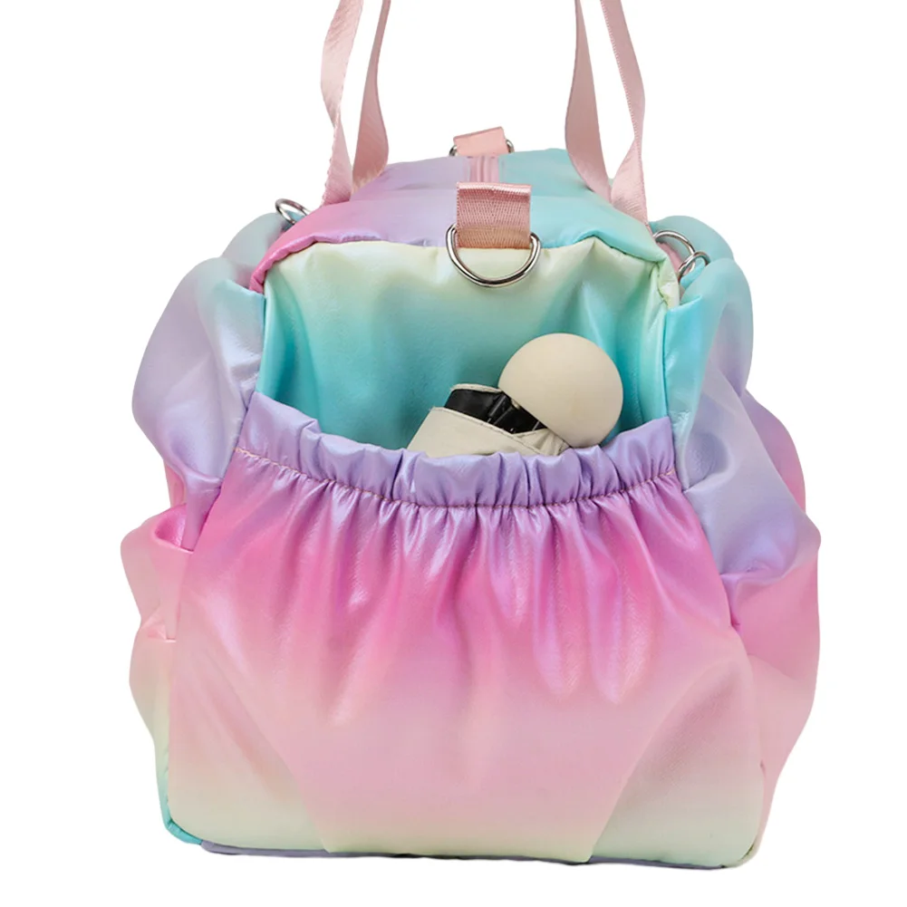 

Женская большая сумка для йоги, многофункциональная большая вместимость, регулируемые и съемные лямки для сна/бретелей/спорта/танцев